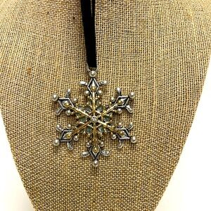 J Jill Snowflake Christmas Ornament